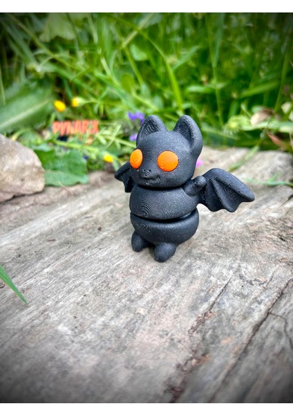 Yarasa Oyuncak- Karanlığın Turuncu Gözü! 🦇🌌3d Hareketli Organik Model - Orta Boy fiyatları