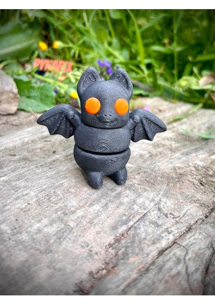 Yarasa Oyuncak- Karanlığın Turuncu Gözü! 🦇🌌3d Hareketli Organik Model - Orta Boy fırsatları