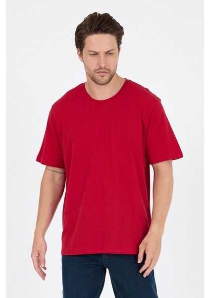 Erkek Pamuk Bisiklet Yaka Kısa Kollu Düz T-Shirt Rahat ve Şık Günlük Erkek Tişört 0169 modelleri