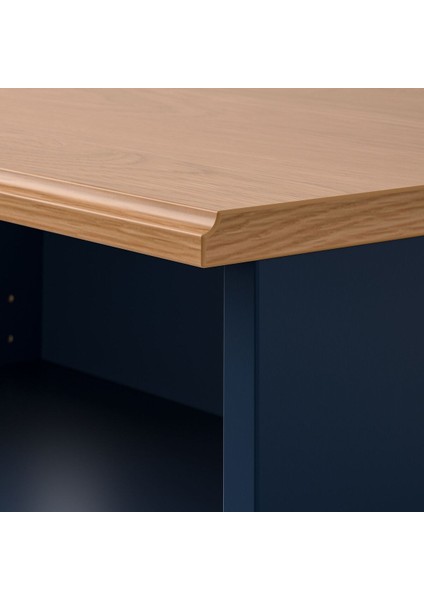 Tv Ünitesi, Mavi-Siyah, 178X38X140 cm fırsatları