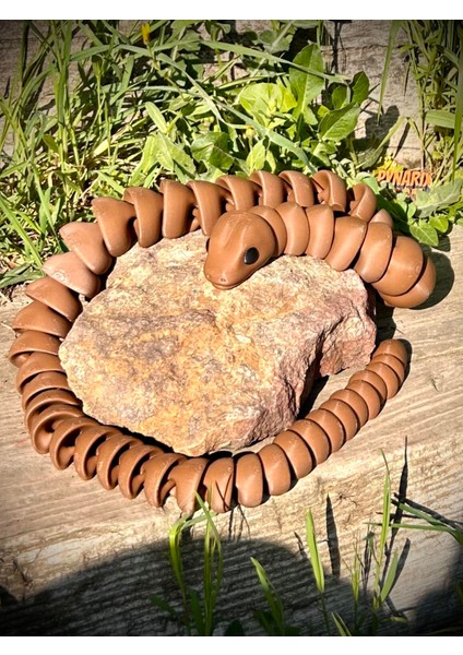 Kral Pitonu Oyuncak Figür - Egzotik Dünyanın Sessiz Hükümdarı!👑🐍 3D Hareketli Organik- Model Dev Boy indirimleri