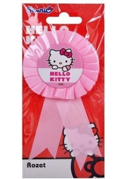 Sevimli Pembe Hello Kitty Rozet Seti, 12'li Paket, Şık Aksesuar Seçenekleri