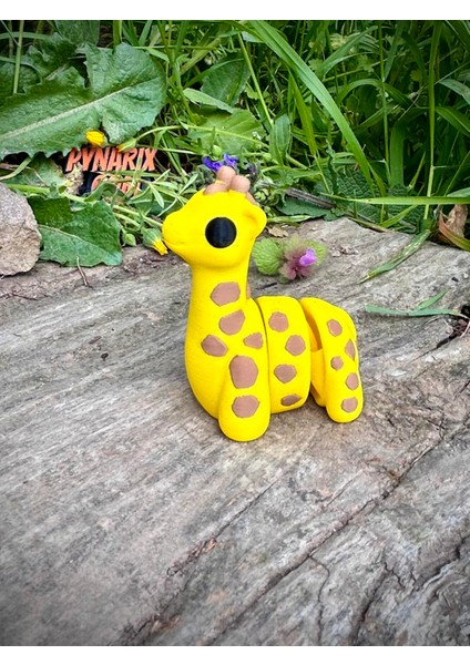 Zürafa Oyuncak - Savananın En Uzun Boylu Mucizesi!🦒🌿✨3d Hareketli Organik Model - Orta Boy fırsatları