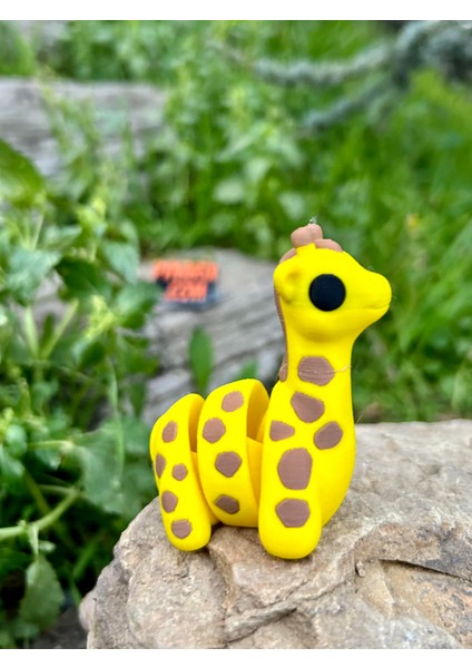 Zürafa Oyuncak - Savananın En Uzun Boylu Mucizesi!🦒🌿✨3d Hareketli Organik Model - Orta Boy