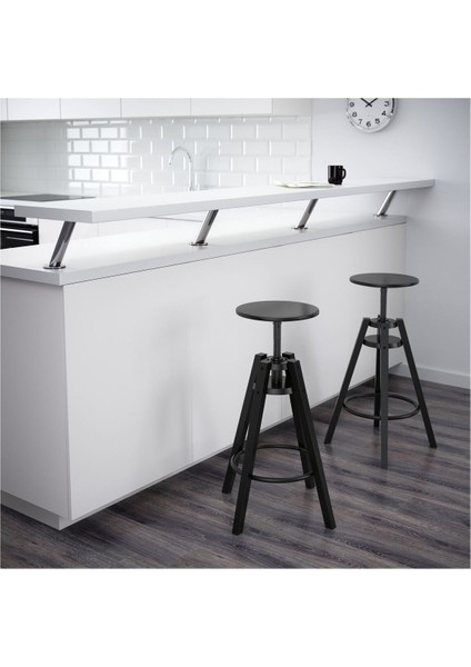 Bar Taburesi, Siyah, 63/74 Cm, Ayarlanabilir modelleri