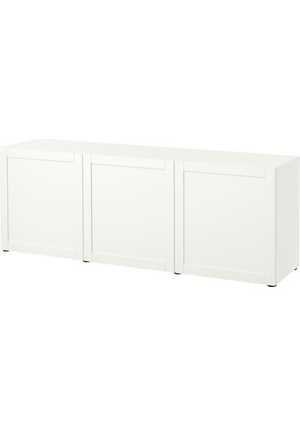 Dolap Kombinasyonu, Beyaz, 180X42X65 Cm, Hanvıken