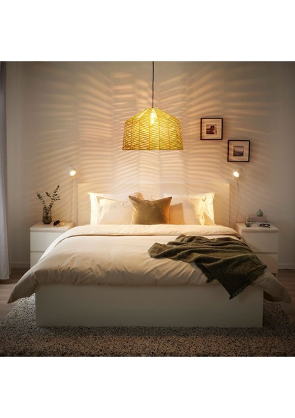 Sarkıt Lamba, Rattan-Siyah, 45 cm fiyatları