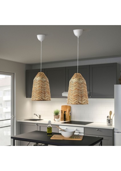 Sarkıt Lamba, Rattan-Beyaz, 29 cm fiyatları