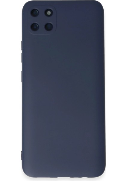 Realme C11 Kılıf Nano Içi Kadife Silikon - Lacivert Arbkd