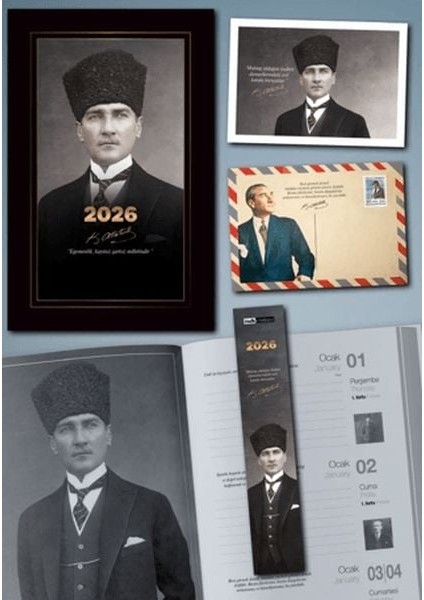 2026 Atatürk Ajandası - Kalpaklı