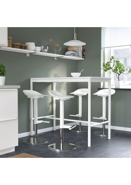 Bar Taburesi, Beyaz, 76 cm fırsatları