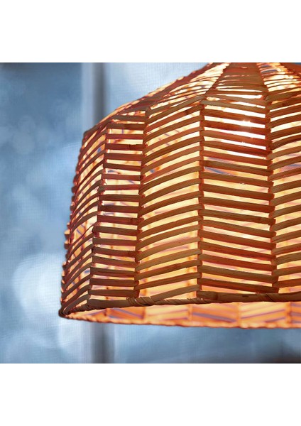 Sarkıt Lamba, Rattan-Beyaz, 45 cm fırsatları