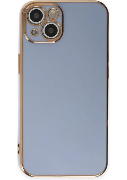 Iphone 15 Kılıf Volet Silikon - Mavi Arbkd