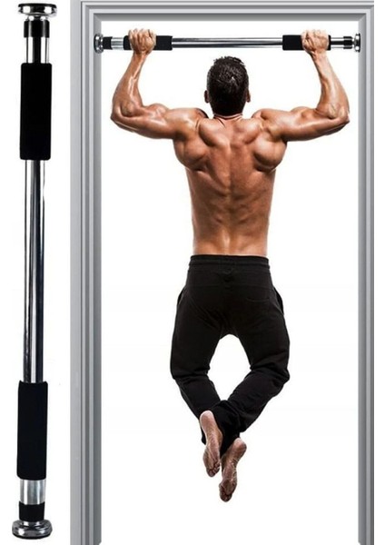 Barfiks Çubuğu 60 -100 cm Çift Süngerli