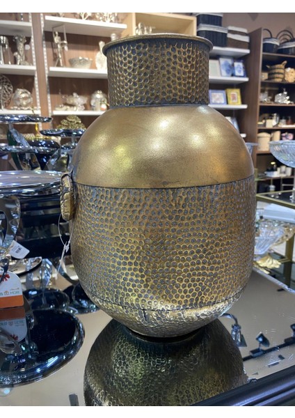 Metal Vazo Büyük 38 x 27 cm modelleri