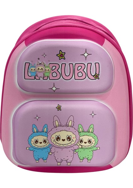 Labubu Baskılı Günlük Kreş Anaokulu Çantası