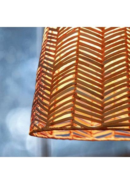 Sarkıt Lamba, Rattan-Siyah, 29 cm fırsatları