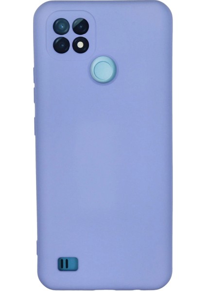 Realme C21 Kılıf Nano Içi Kadife Silikon - Lila Arbkd fiyatları