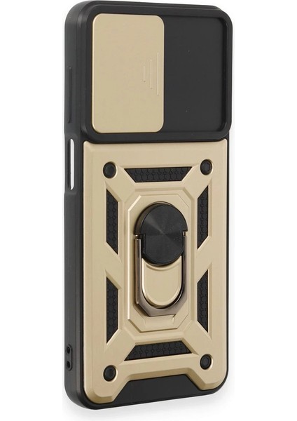 Samsung Galaxy M14 5g Kılıf Pars Lens Yüzüklü Silikon - Gold Arbkd fiyatları