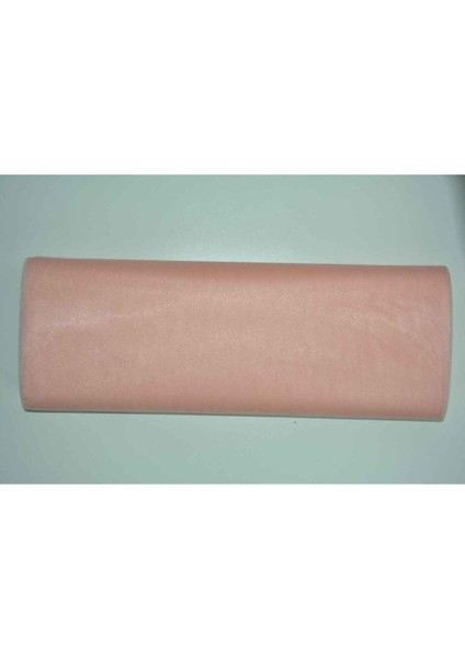 Bej Kristal Tül 10 Metre, Özel Bez, Bohça, Valiz ve Süsleme Tülü