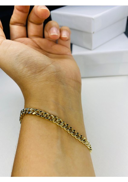 Çelik Zincir 14K Kadın Bileklik fırsatları