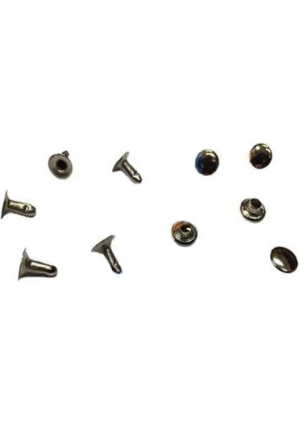 Rivet Perçin - 7mm, Nikel, 1000 Adet