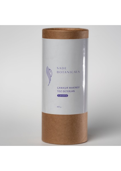 Çamaşır Deterjanı - Toz - Lavanta - Bitkisel Doğal Vegan 400g