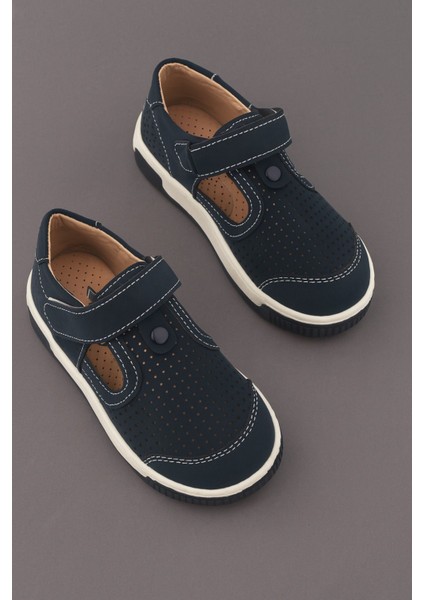 Lacivert Renk Erkek Çocuk Sandalet Erkek Çocuk Ortopedik Hafif Sandalet Erkek Çocuk Yazlık Sandalet indirimleri