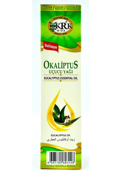 Okaliptüs (Ökaliptüs - Okaliptus) Uçucu Yağı 250 ml