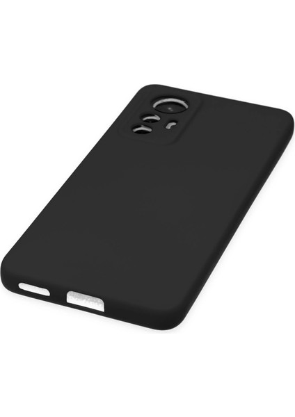 Xiaomi Mi 12 Lite Kılıf Nano Içi Kadife Silikon - Siyah Arbkd indirimleri