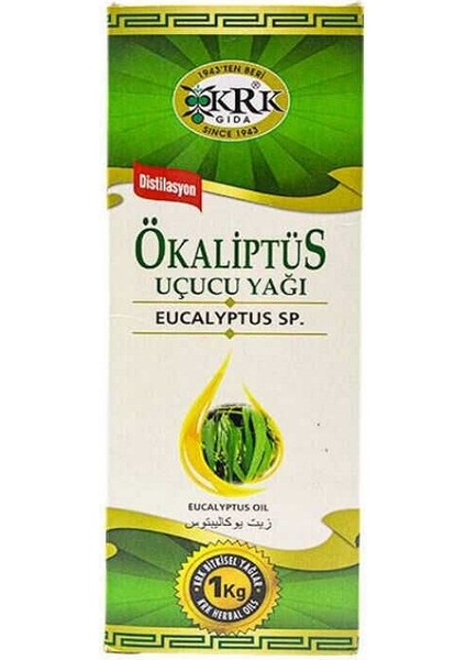 Okaliptüs (Ökaliptüs - Okaliptus) Uçucu Yağı 1 kg