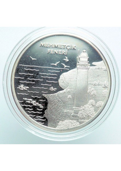Fenerler No.6 Mehmetçik Feneri 2015 Darphane Gümüş Hatıra Parası Sertifikalı