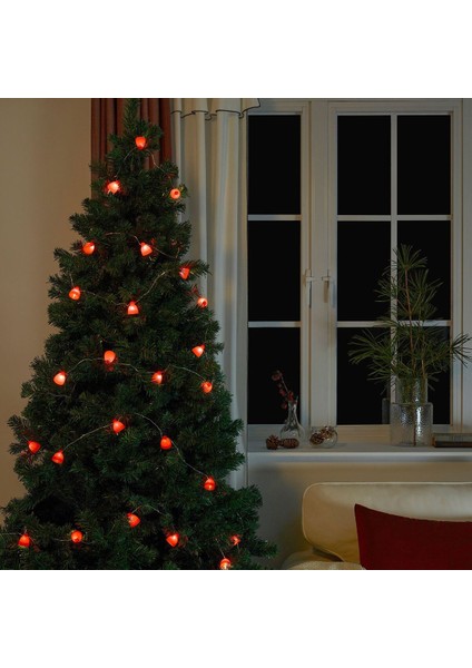 Aydınlatma Zinciri, Kırmızı, 4.3 M, Pilli modelleri