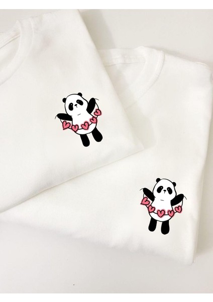 Panluv Sevgili Kombin Tişörtü | Sevgili Tişört Kombini – Unisex Oversize (2 Adet) fiyatları