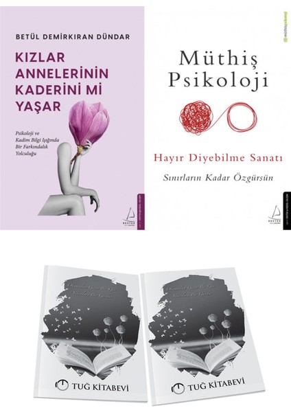 Kızlar Annelerinin Kaderini Mi Yaşar? ve Müthiş Psikoloji Hayır Diyebilme Sanatı + Hediyeli