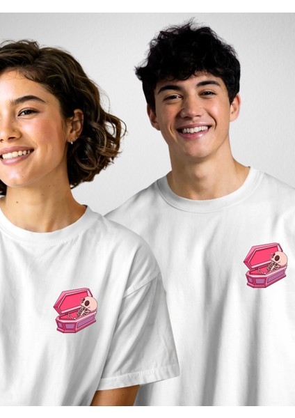 Imjustchilling Sevgili Kombin Tişörtü | Sevgili Tişört Kombini – Unisex Oversize (2 Adet) fiyatları