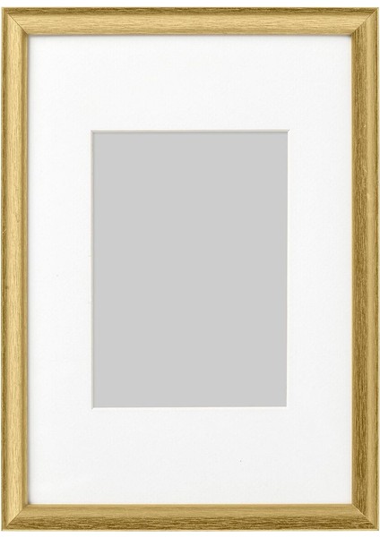 Renkli Çerçeve, Altın Rengi, 21X30 cm