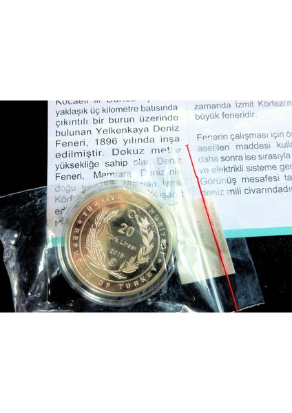 Fenerler No.8 Yelkenkaya Feneri 2018 Darphane Gümüş Hatıra Parası Sertifikalı fiyatları
