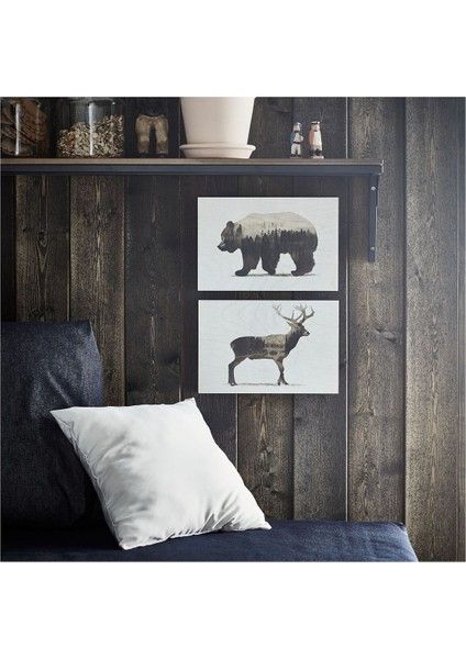 Resim, Kahverengi, 30X20 cm fırsatları