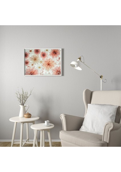 Poster, Çok Renkli, 70X50 Cm, Şeffaf Çiçekler fiyatları