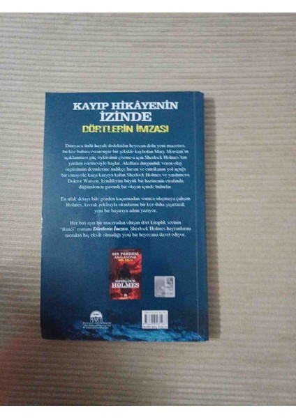 Holmes  Kayıp Hikayenin Izinde  (Dörtlerin Imzası) Cok Temiz Kondisyonda modelleri