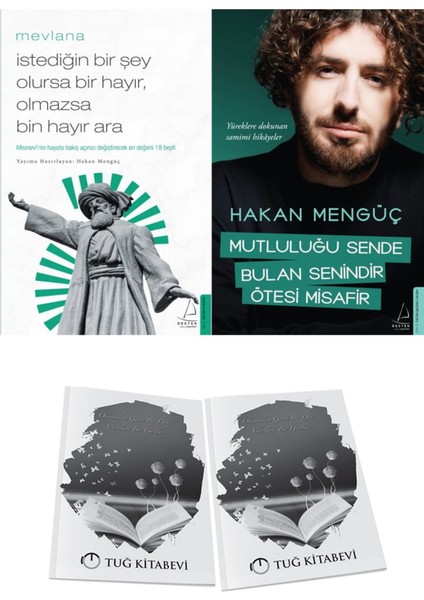Istediğin Bir Şey Olursa Bir Hayır, Olmazsa Bin Hayır Ara ve Mutluluğu Sende Bulan Senindir, Ötesi Misafir + Hediyeli