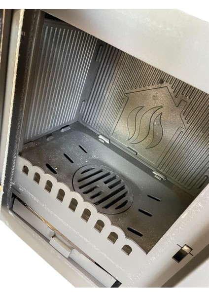 Hoşseven Troy Döküm Hazneli Fırınlı Şömine Geniş Camlı indirimleri