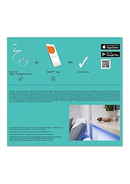 Bt Flex 3m Rgb Iç Mkn LED Şerit Smart+ Tw - 12W 900LM - AC269300155 fırsatları