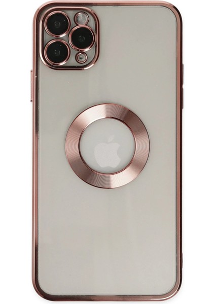 Iphone 11 Pro Kılıf Slot Silikon - Rose Gold Arbkd