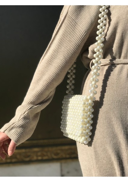 El Örmesi - İnci Çapraz Çanta- Günlük ,Özel Gün (Nikah,Düğün)