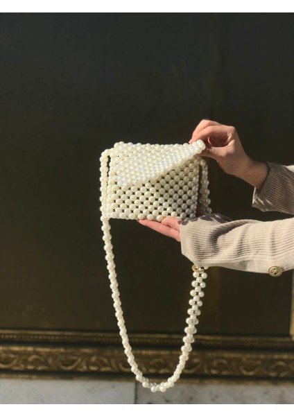 El Örmesi - İnci Çapraz Çanta- Günlük ,Özel Gün (Nikah,Düğün) fiyatları