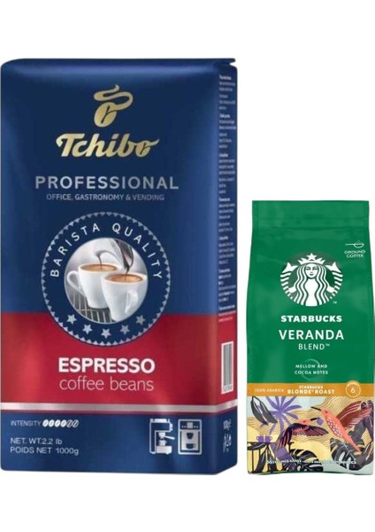 Espresso Çekirdek Kahve 1kg+Veranda Blend Öğütülmüş Kahve 200GR(FIRSAT Ürünü)