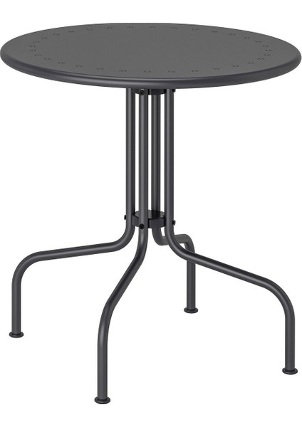 Balkon Masası, Gri, 70 cm