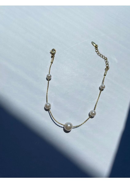 Özel Seri Incili Xuping Zincir Gold Bileklik modelleri